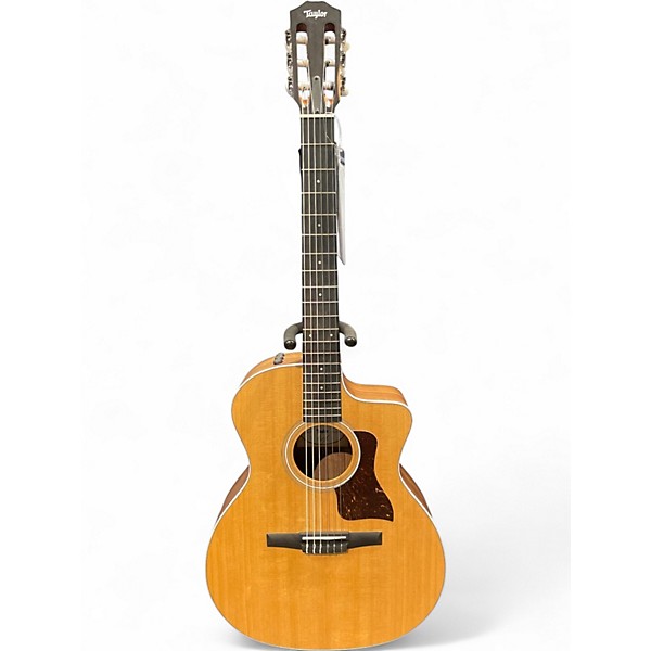 Used Taylor 214CEN Natural Classical Acoustic Electric Guitar