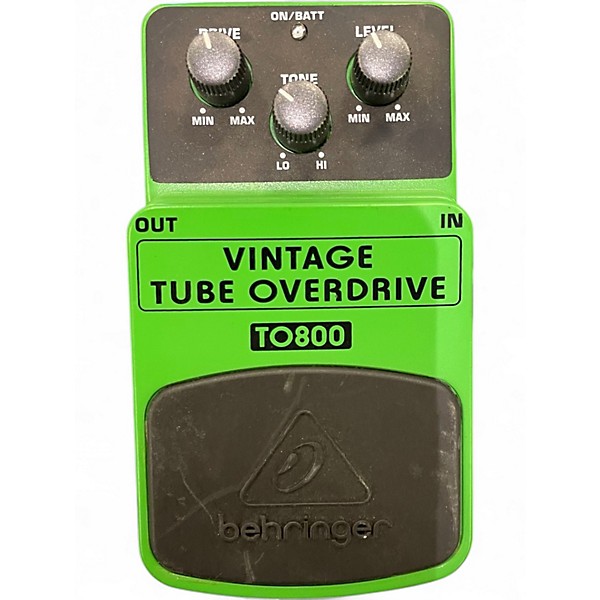 Used Behringer TO800 Vintage Tube Overdrive Effect Pedal