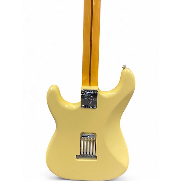 Used 2018 Fender Eric Johnson Thinline Stratocaster Olympic White Hollow Body Electric Guitar
