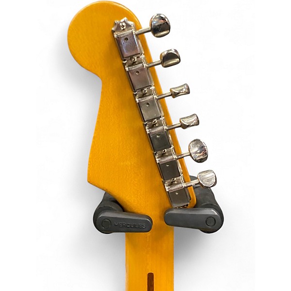 Used 2018 Fender Eric Johnson Thinline Stratocaster Olympic White Hollow Body Electric Guitar