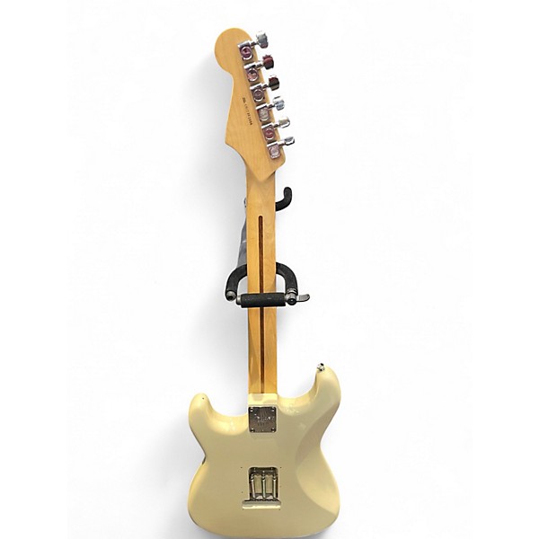 Used Fender American Standard Stratocaster Olympic White Solid Body Electric Guitar