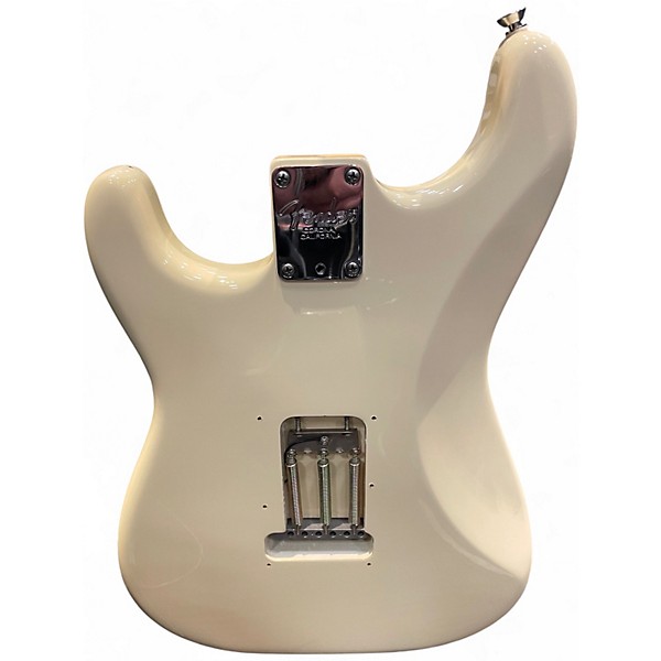 Used Fender American Standard Stratocaster Olympic White Solid Body Electric Guitar