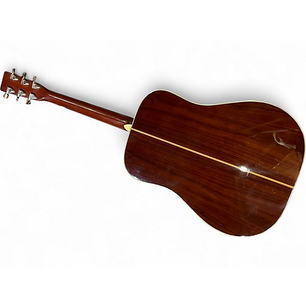 Vintage 1970s Morris W40 Natural Acoustic Guitar