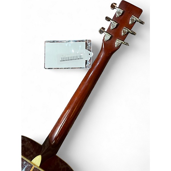 Vintage 1970s Morris W40 Natural Acoustic Guitar