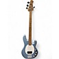 Used Sterling by Music Man Ray34 Silver Electric Bass Guitar thumbnail