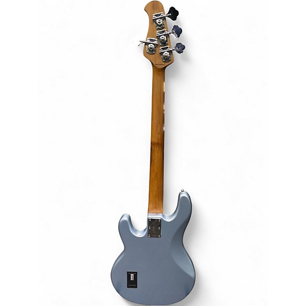 Used Sterling by Music Man Ray34 Silver Electric Bass Guitar