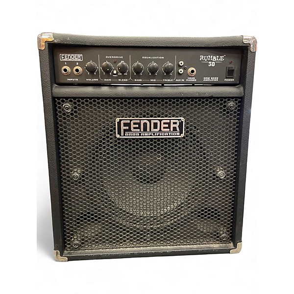 Used Fender Rumble 30 30W 1x10 Bass Combo Amp