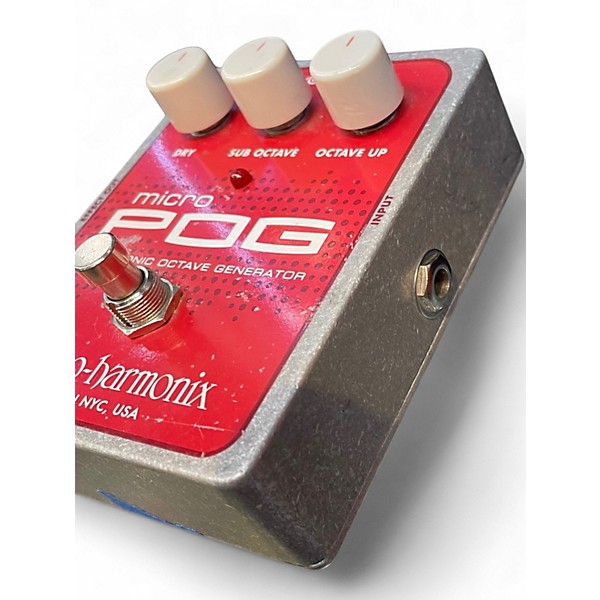 Used Electro-Harmonix Micro Pog Polyphonic Octave Generator Effect Pedal