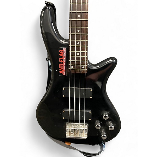 Used Schecter Guitar Research DIAMOND SERIES DELUXE-4 Black Electric Bass Guitar