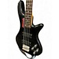 Used Schecter Guitar Research DIAMOND SERIES DELUXE-4 Black Electric Bass Guitar
