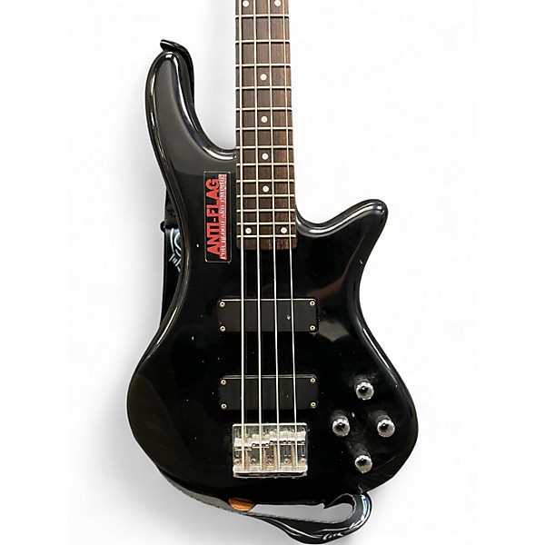 Used Schecter Guitar Research DIAMOND SERIES DELUXE-4 Black Electric Bass Guitar