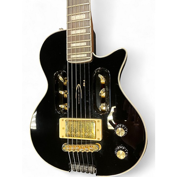 Used Traveler Guitar EG1 Custom Black Electric Guitar