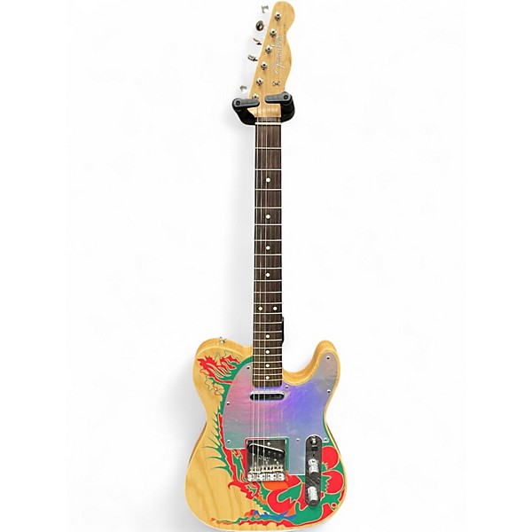 Used Fender Jimmy Page Mirror Telecaster Natural Solid Body Electric Guitar