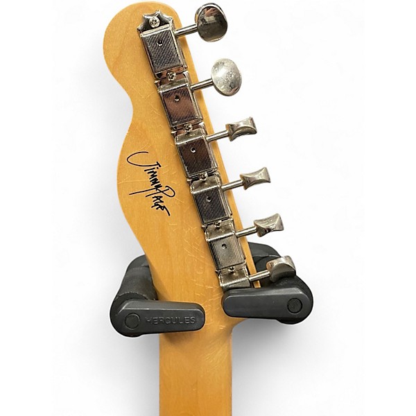 Used Fender Jimmy Page Mirror Telecaster Natural Solid Body Electric Guitar