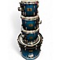 Used Pearl 4 Piece Session Custom Blue Drum Kit thumbnail