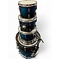 Used Pearl 4 Piece Session Custom Blue Drum Kit