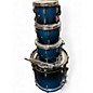 Used Pearl 4 Piece Session Custom Blue Drum Kit