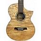 Used Ibanez EWC30ASE-RLG NATURAL QUILT Acoustic Electric Guitar