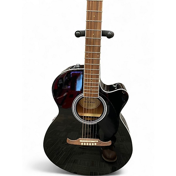 Used Fender FA135CE Concert Black Acoustic Electric Guitar