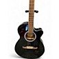Used Fender FA135CE Concert Black Acoustic Electric Guitar