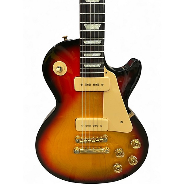 Vintage 1997 Gibson Les Paul Studio Gem Series 3 Color Sunburst Solid Body Electric Guitar