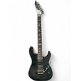 Used ESP LTD M1001 Deluxe Transparent Grey Solid Body Electric Guitar