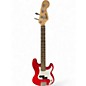 Used Squier Mini Precision Bass Dakota Red Electric Bass Guitar thumbnail
