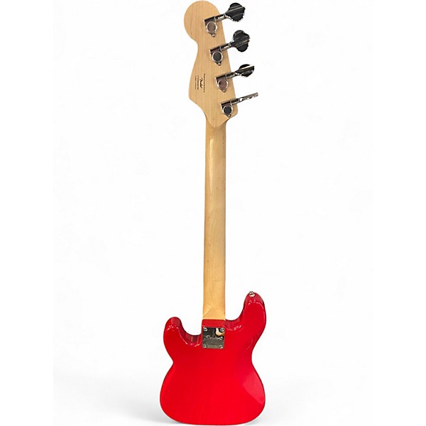 Used Squier Mini Precision Bass Dakota Red Electric Bass Guitar