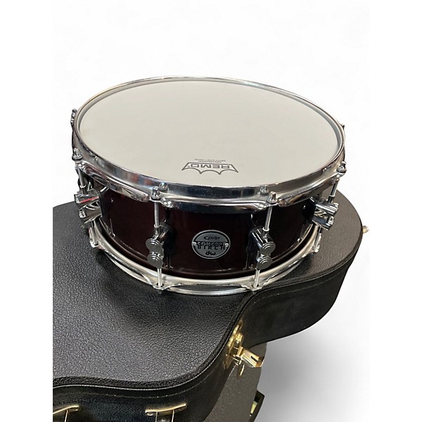 Used PDP by DW 14X5.5 Concept Series Snare BROWN Drum