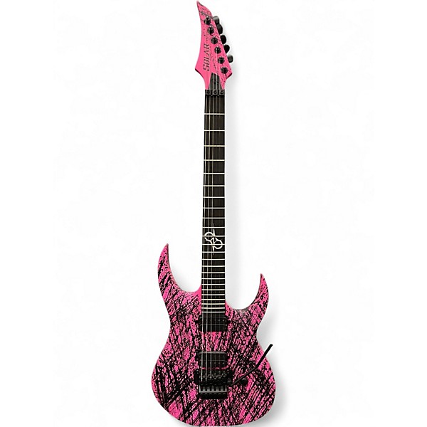 Used Solar Guitars A2.6FRPN PINK SPLATTERED Solid Body Electric Guitar