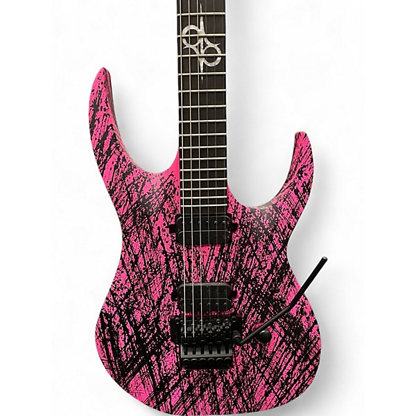 Used Solar Guitars A2.6FRPN PINK SPLATTERED Solid Body Electric Guitar