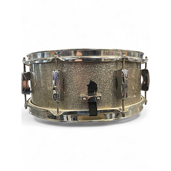 Used 2000s Pearl 5.5X14 EXR Export Series Snare Silver Sparkle Drum