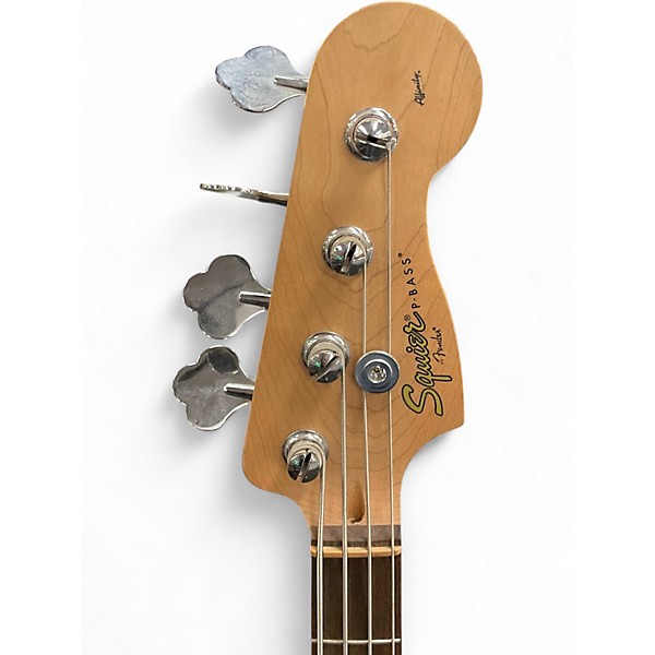 Used Squier Affinity Precision Bass Black Electric Bass Guitar