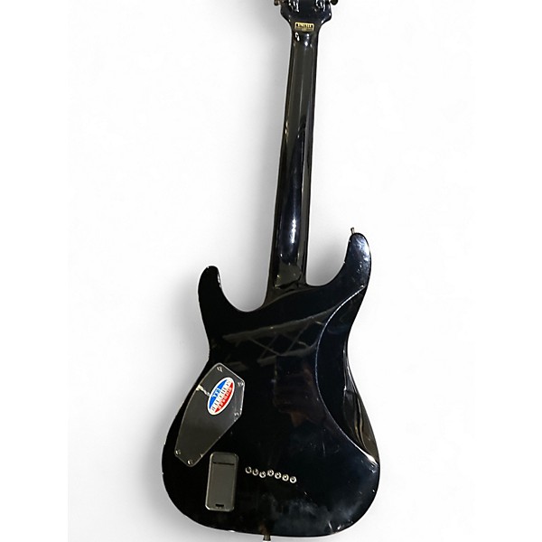 Used Schecter Guitar Research Hellraiser C7 7 String Black Solid Body Electric Guitar