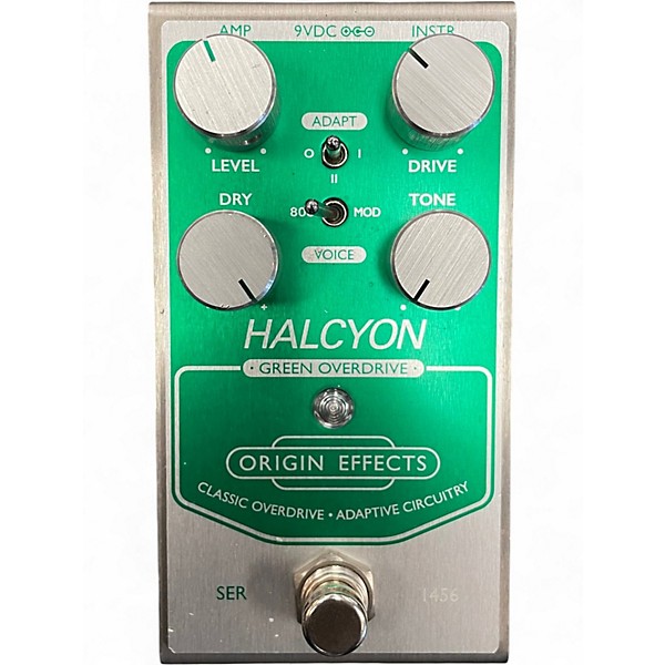 Used Origin Effects Halcyon Green Overdrive Effect Pedal