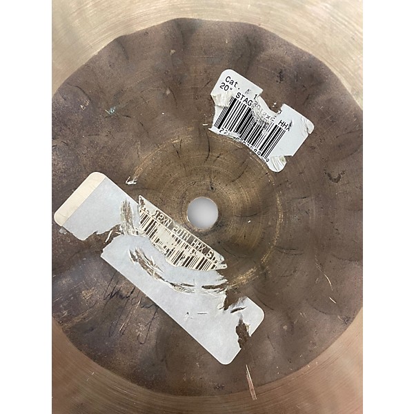 Used SABIAN 20in HHX Stage Ride Cymbal