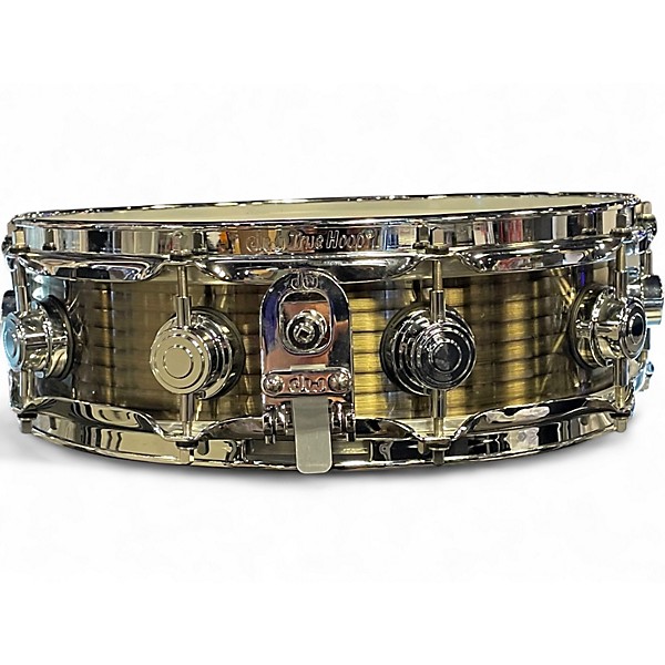 Used DW 14in collector's series vintage ribbed brass over steel Drum