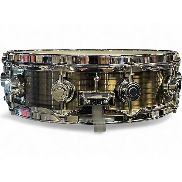 Used DW 14in collector's series vintage ribbed brass over steel Drum