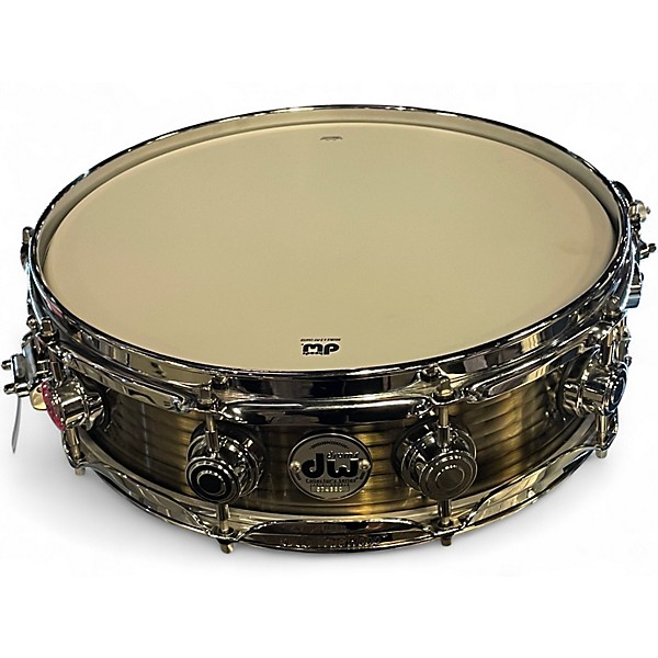 Used DW 14in collector's series vintage ribbed brass over steel Drum