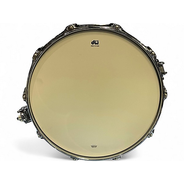 Used DW 14in collector's series vintage ribbed brass over steel Drum