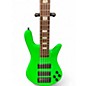 Used Spector Euro 5LX Neon Green Electric Bass Guitar