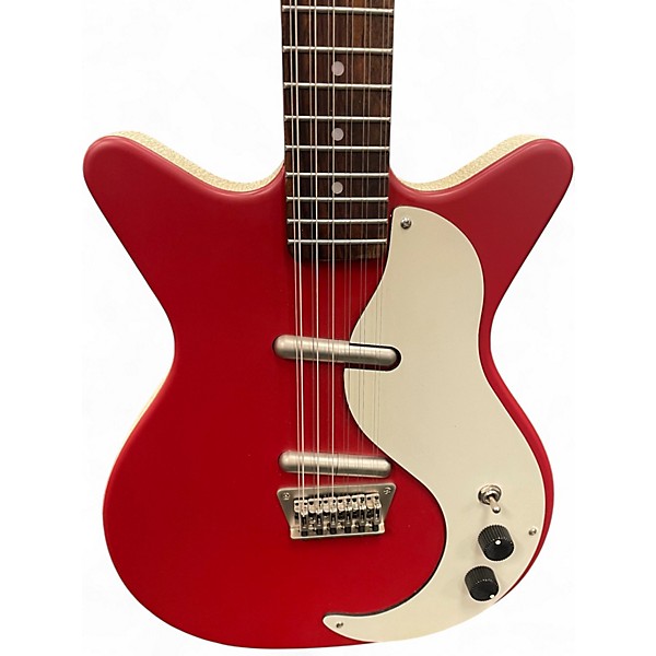Used Danelectro 12SDC 12-String Dakota Red Solid Body Electric Guitar