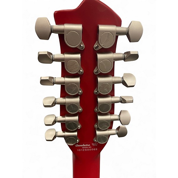 Used Danelectro 12SDC 12-String Dakota Red Solid Body Electric Guitar