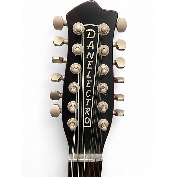 Used Danelectro 12SDC 12-String Dakota Red Solid Body Electric Guitar