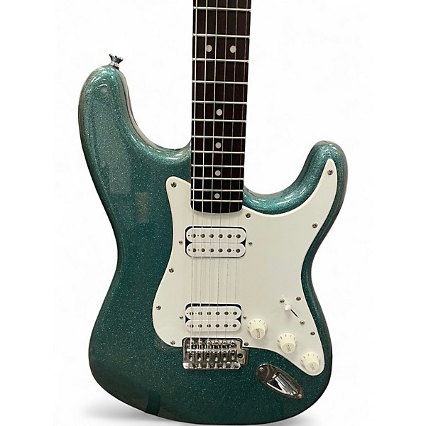 Used Squier Bullet HH Emerald Green Solid Body Electric Guitar