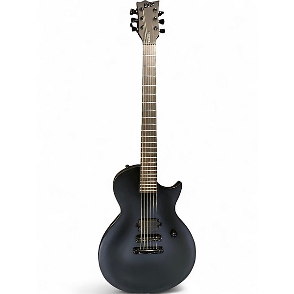 Used ESP EC-Black Metal Black Solid Body Electric Guitar