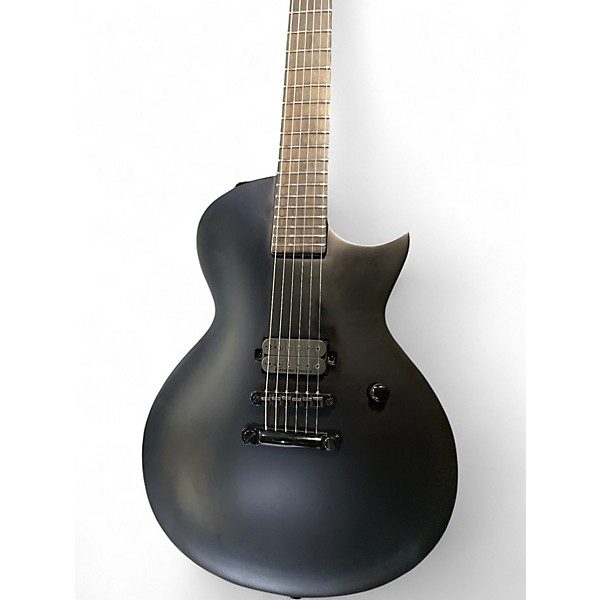 Used ESP EC-Black Metal Black Solid Body Electric Guitar