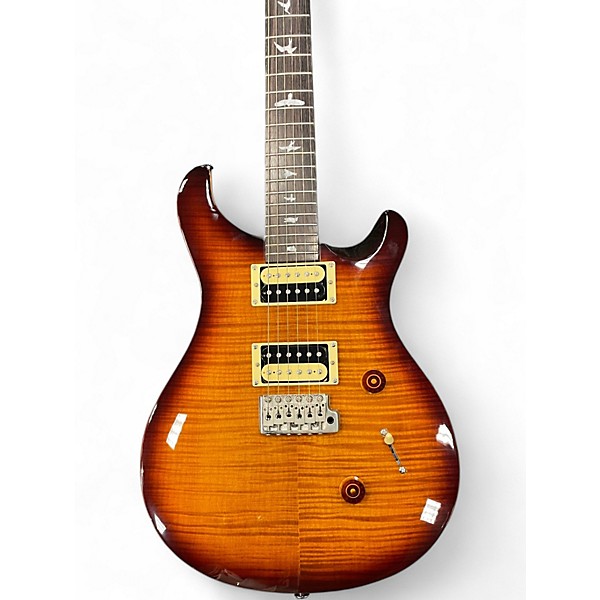 Used PRS SE Custom 24 2 Tone Sunburst Solid Body Electric Guitar