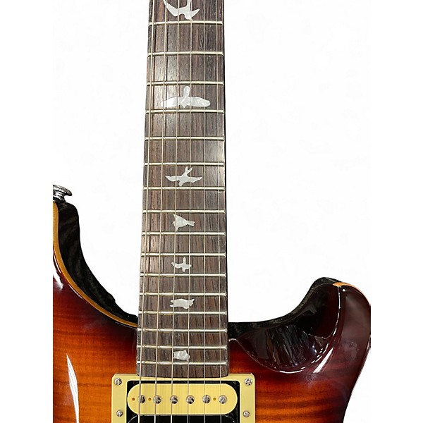 Used PRS SE Custom 24 2 Tone Sunburst Solid Body Electric Guitar