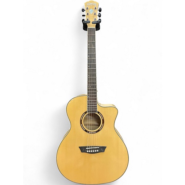 Used Washburn AG40CEK-A-U Blonde Acoustic Electric Guitar